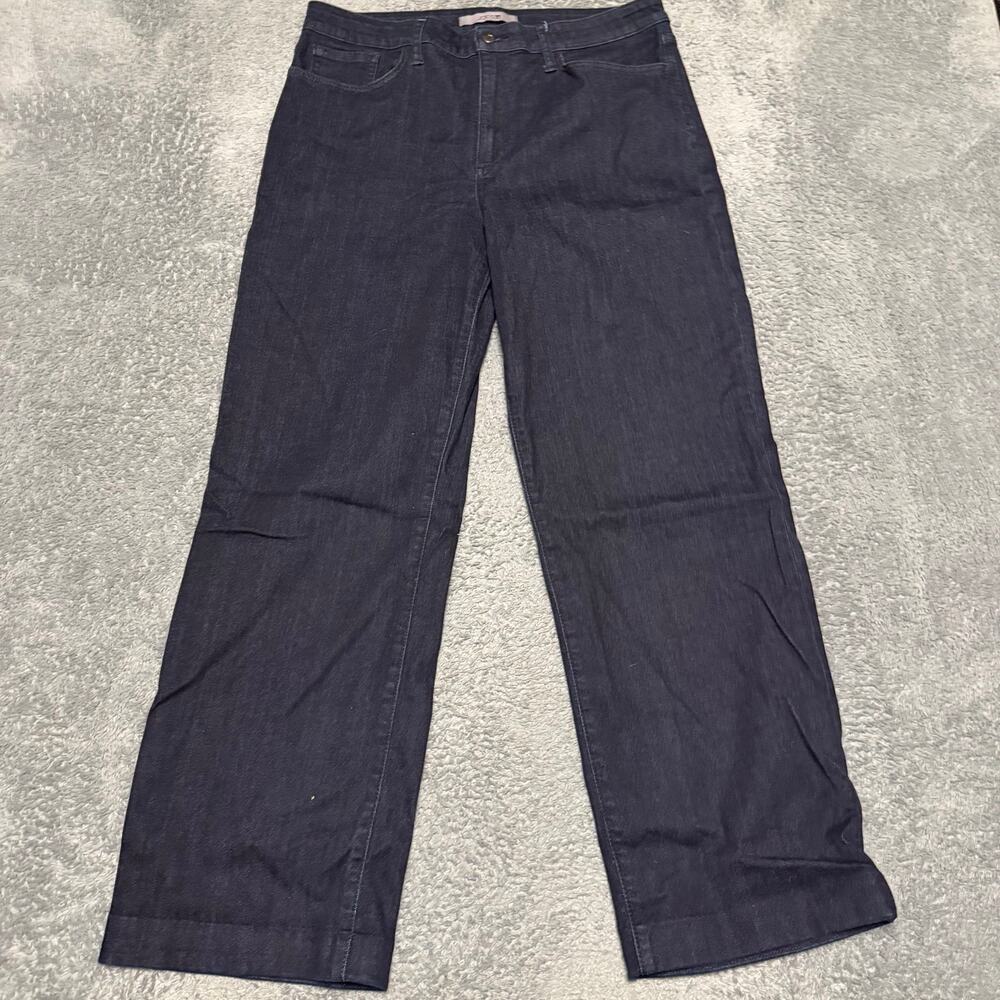 Joes Jeans Womens 33 (35x30) Baggy Wide Leg Trousers Dark Wash Denim High Rise
